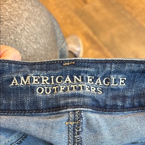 American Eagle Outfitters Blue Cropped Ankle Jeans - Picture 5 of 6